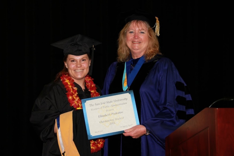 Beth Pinkston awarded 2015 Outstanding Student
